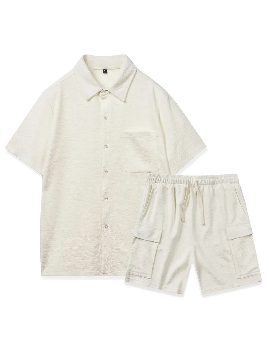 Two-Piece Shirt and Cargo Shorts