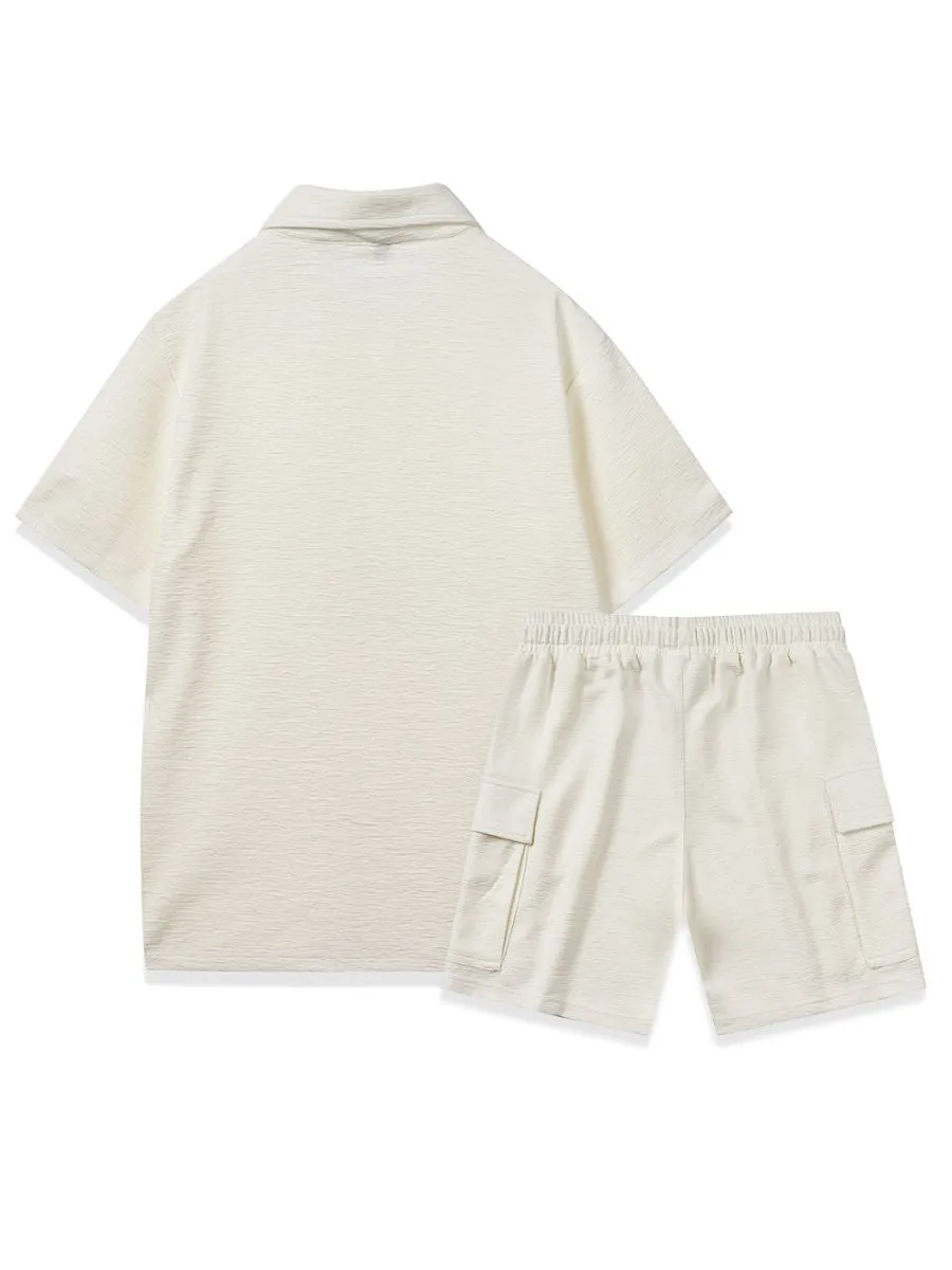 Two-Piece Shirt and Cargo Shorts