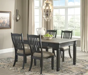 Tyler Creek D736 Black/Gray 5-Piece Dining Room Set
