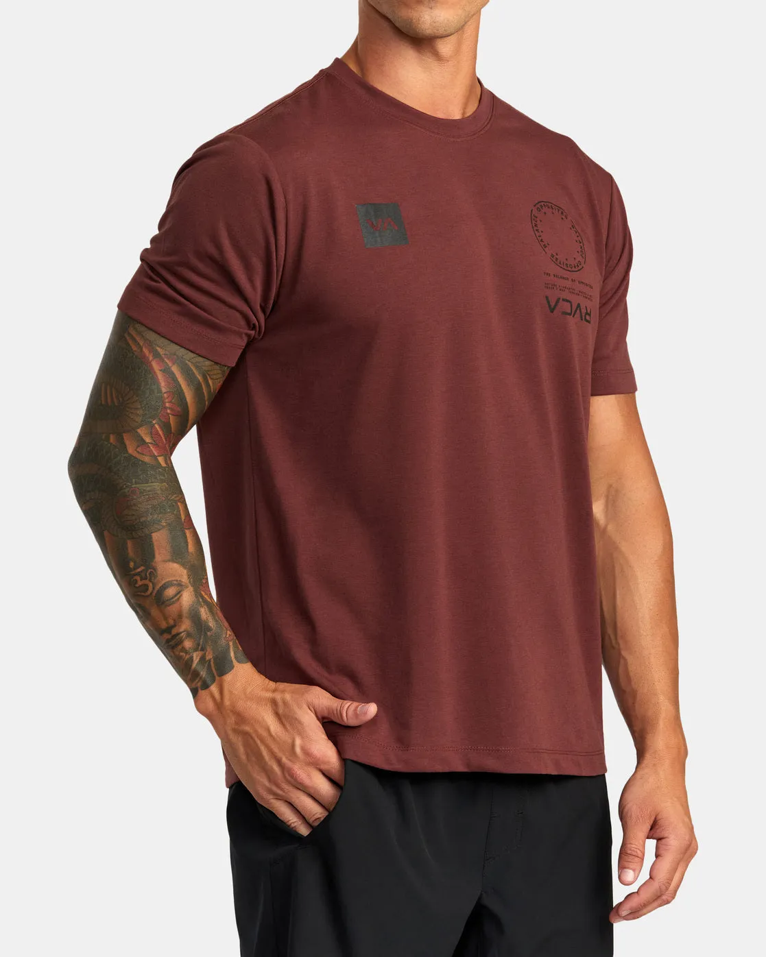 VA Mark Tee - Mahogany