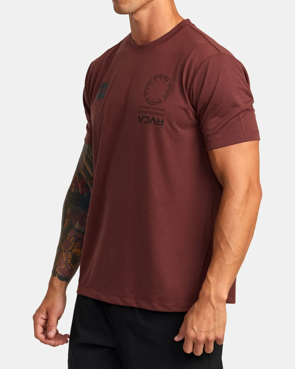 VA Mark Tee - Mahogany
