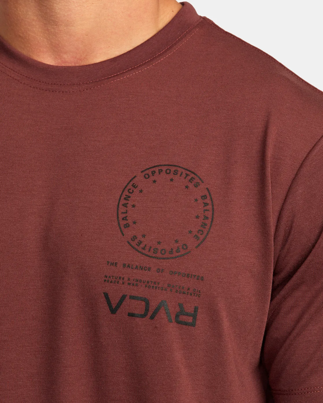 VA Mark Tee - Mahogany