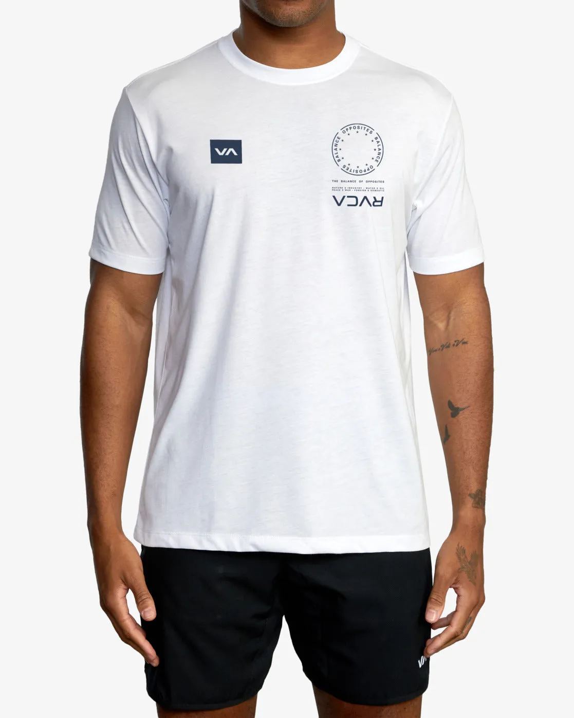 VA Mark Tee - White/Blue