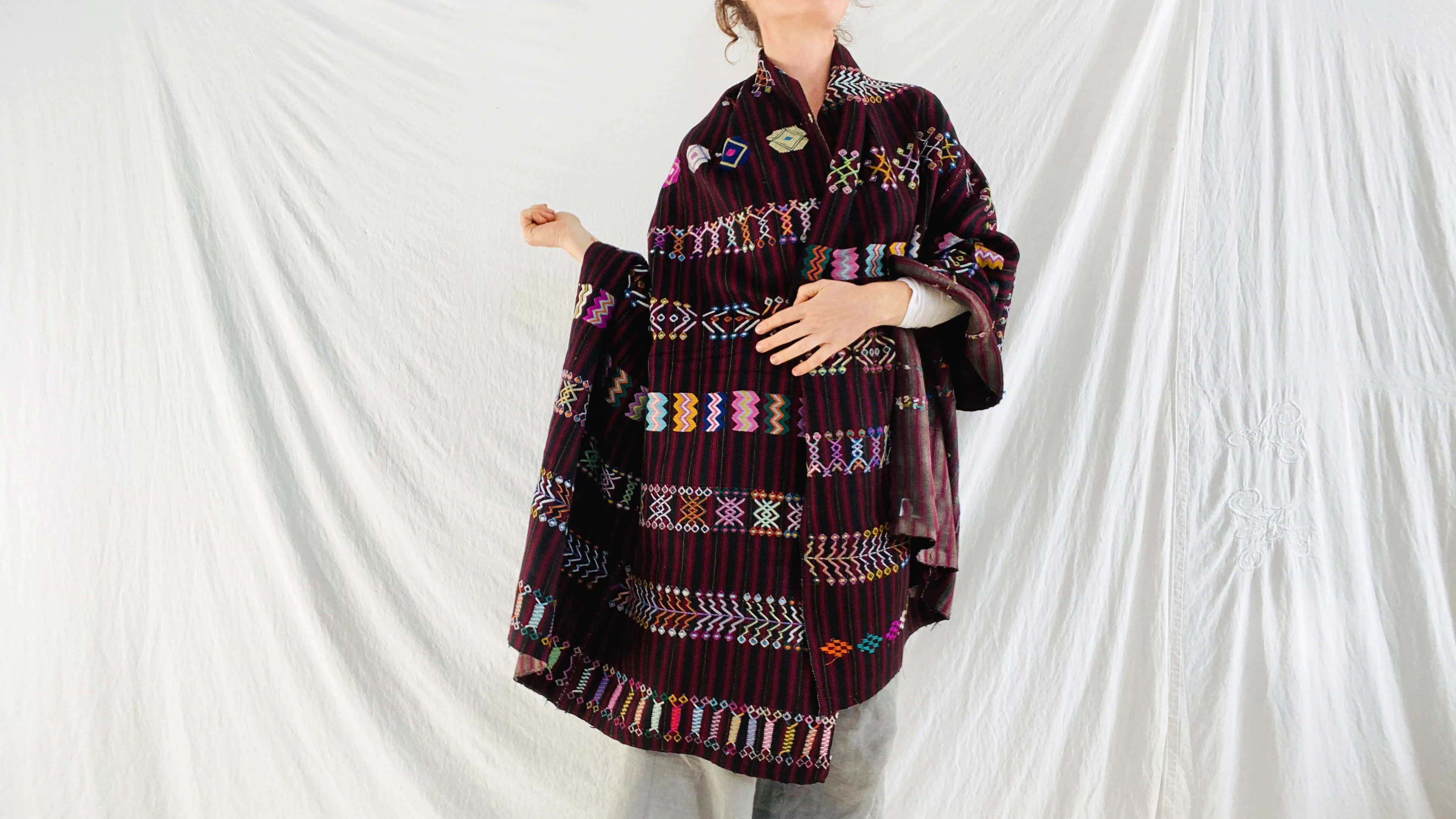 Vintage Colotenango Guatemalan Wrap. Fine Example. 0013