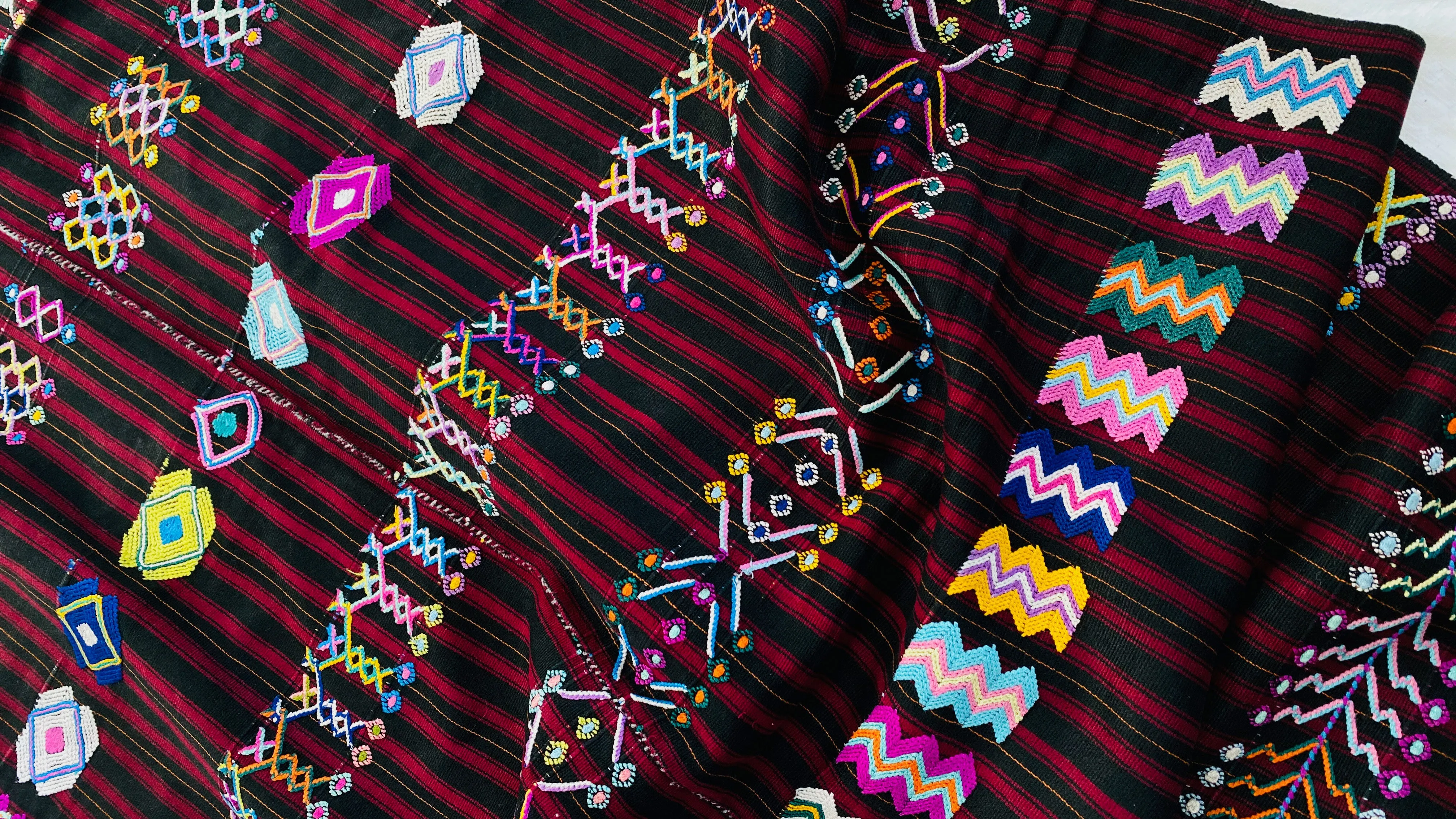 Vintage Colotenango Guatemalan Wrap. Fine Example. 0013