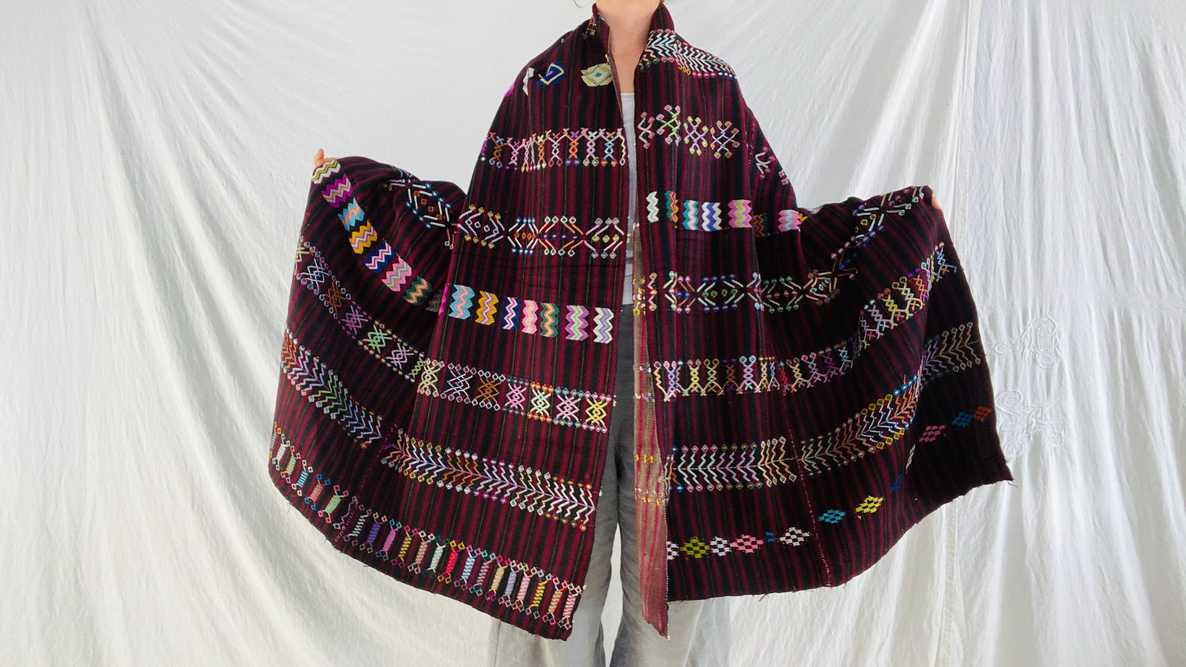 Vintage Colotenango Guatemalan Wrap. Fine Example. 0013
