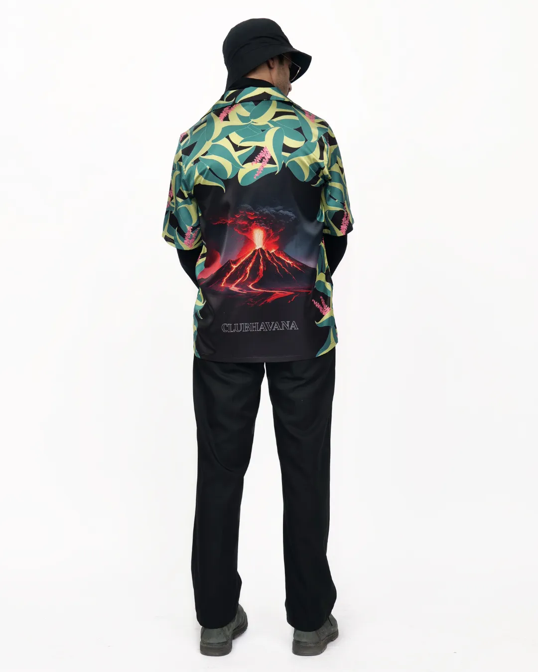 Volcano Vista - Premium Soft Satin Shirt