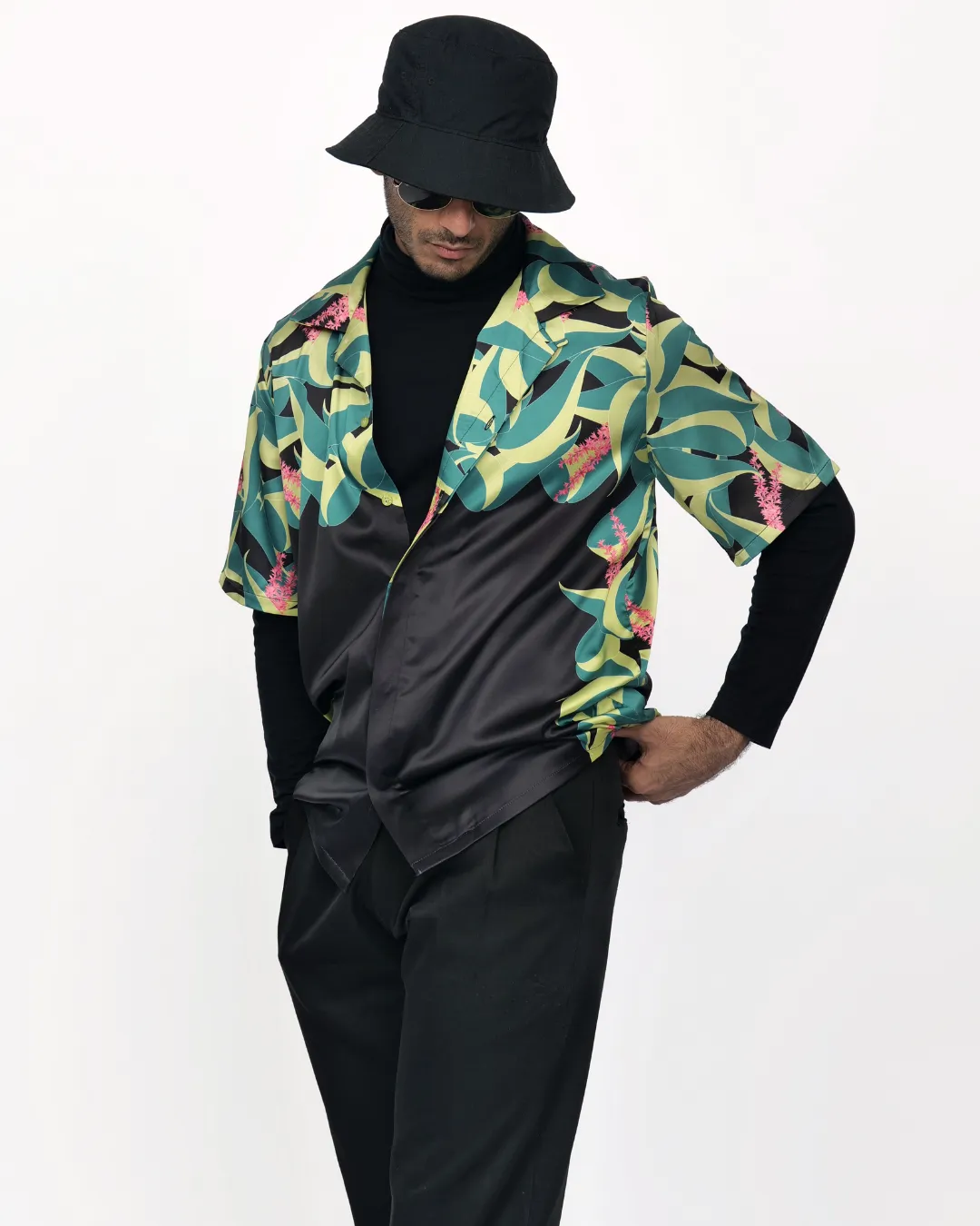 Volcano Vista - Premium Soft Satin Shirt