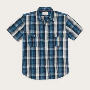 WASHED SS FEATHER CLOTH SHIRT