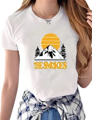 Women The Smokies T-Shirt Graphic Vintage T-Shirts Tops