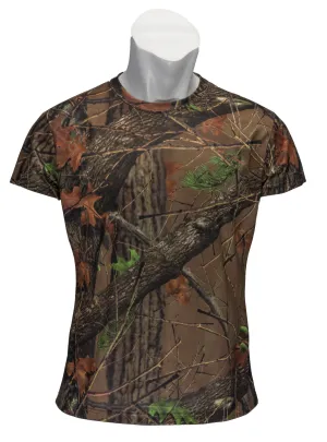 WOMEN'S CAMO ACTIVE PERFORMANCE SHORT SLEEVE T-SHIRT