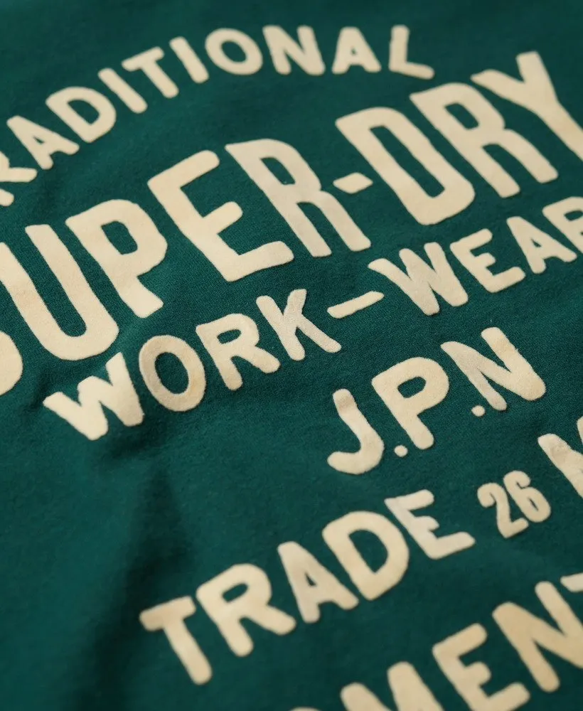 Workwear Flock Graphic Tee - Bengreen Marle