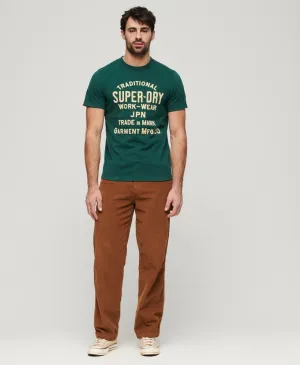 Workwear Flock Graphic Tee - Bengreen Marle