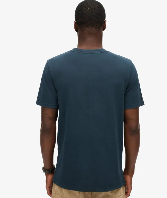 Workwear Gasoline Graphic Tee - Ecplise Navy