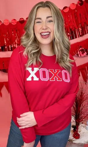 XOXO Boyfriend Long Sleeve Tee