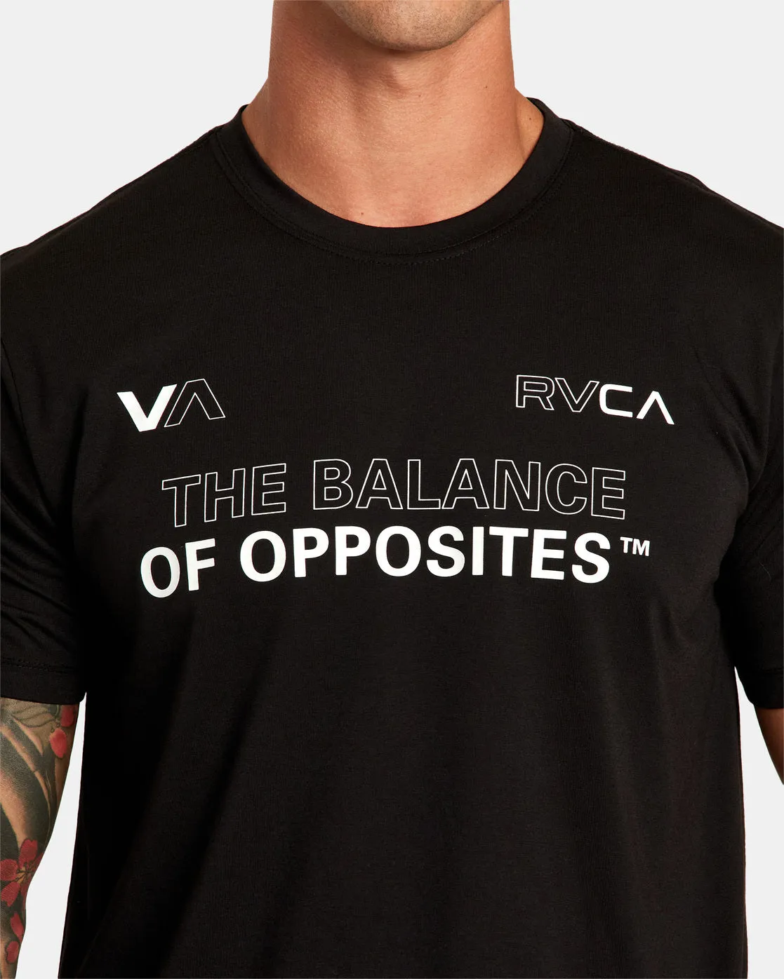 Yin Yang Balance Tee - Black