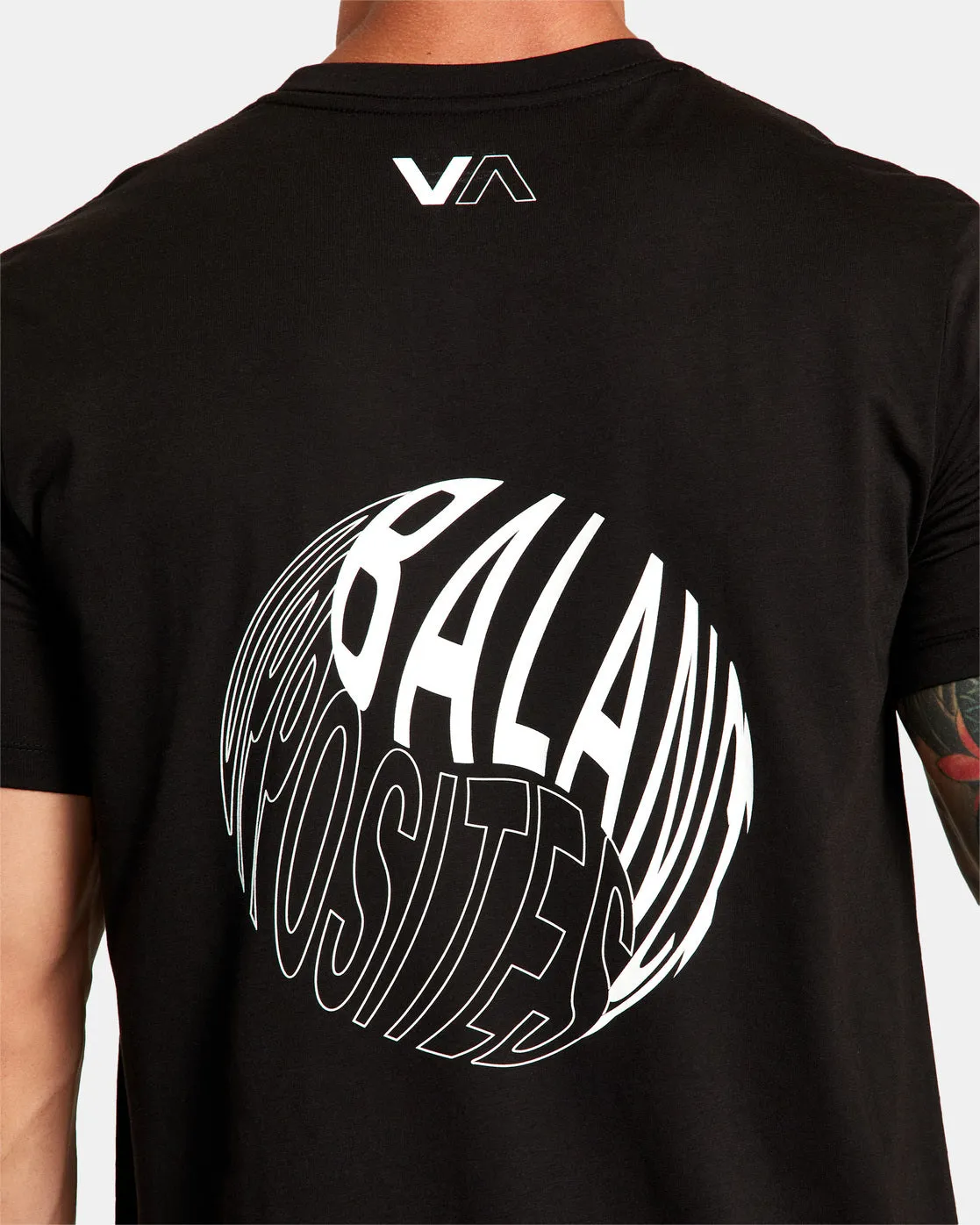 Yin Yang Balance Tee - Black