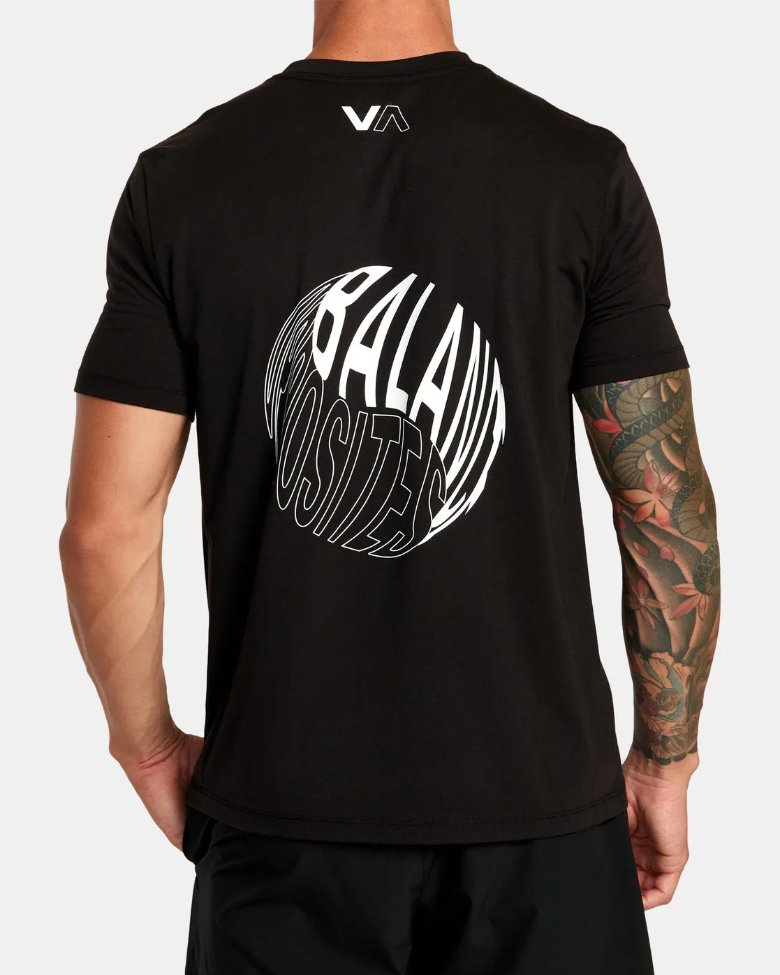 Yin Yang Balance Tee - Black