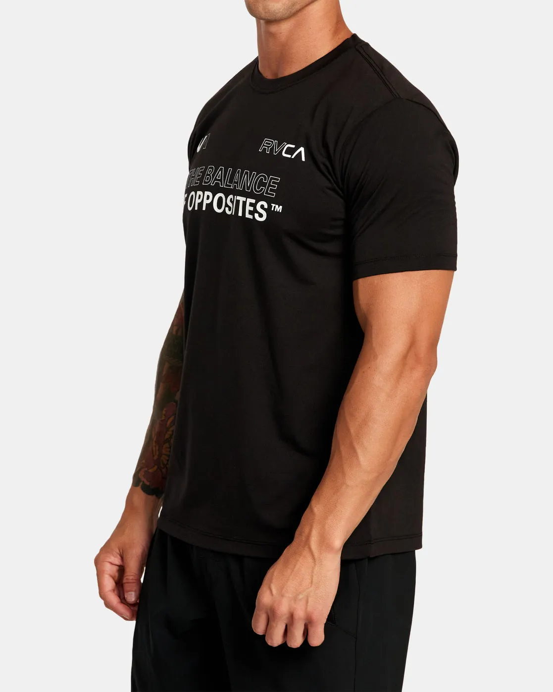 Yin Yang Balance Tee - Black