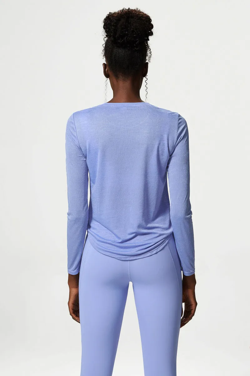 Yoga Clothing Top Loose Long Sleeved Sports Top Women Quick Drying Fitness T shirt Sports Blouse